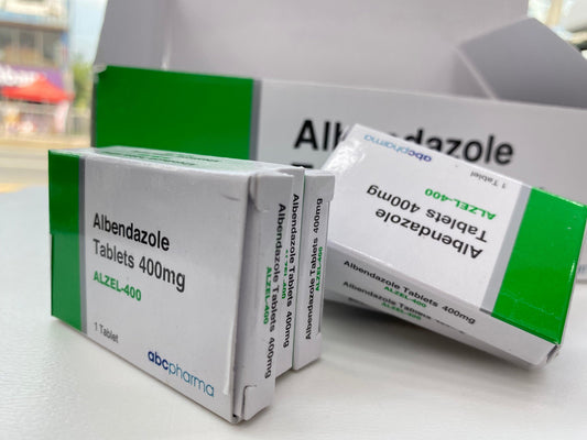 Alzel Albendazole |20 Tablets| $18.99 400mg Sale Worm Treatment Medicine