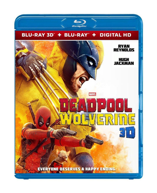 Deadpool and Wolverine 2024 3D Blu ray For Sale Deals 3D ALL REGION Flash Deals