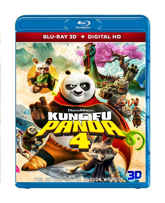 Kung Fu Panda 4 2024 3D Blu ray For Sale Deals 3D ALL REGION Flash Deals