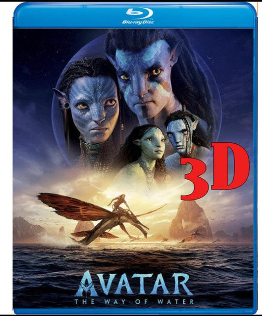 Avatar: The Way of Water 2022 3D Blu ray (2 Discs) For Sale Deals 3D ALL REGION Flash Deals